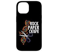 Rock Paper Crispr DNA Biologiste Génie génétique Science Coque pour iPhone 14