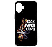 Rock Paper Crispr DNA Biologiste Génie génétique Science Coque pour iPhone 16 Plus