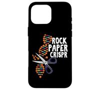 Rock Paper Crispr DNA Biologiste Génie génétique Science Coque pour iPhone 16 Pro Max