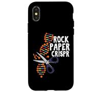 Rock Paper Crispr DNA Biologiste Génie génétique Science Coque pour iPhone X/XS