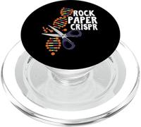 Rock Paper Crispr DNA Biologiste Génie génétique Science PopSockets PopGrip pour MagSafe