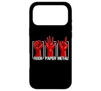 Rock Paper Heavy Metal Funny Rock Music Fan Band Musician Coque pour iPhone 17 Pro Max