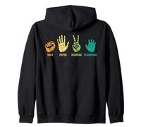 Rock Paper Scissors Flashbang Funny Gamer Gaming Meme Cadeau Sweat à Capuche