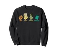 Rock Paper Scissors Flashbang Funny Gamer Gaming Meme Cadeau Sweatshirt
