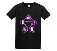 Rock Paper Scissors Lizard Spock Men's T-Shirt Unisex Black Cotton Hip Hop Print Tee Shirts XXL