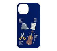 Rock Paper Scissors Nothing Beats Violoncelle Orchestre Musique Coque pour iPhone 14