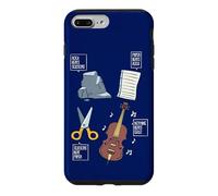 Rock Paper Scissors Nothing Beats Violoncelle Orchestre Musique Coque pour iPhone 7 Plus/8 Plus