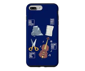 Rock Paper Scissors Nothing Beats Violoncelle Orchestre Musique Coque pour iPhone 7 Plus/8 Plus