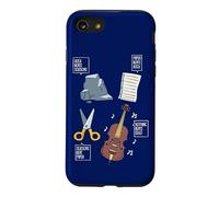 Rock Paper Scissors Nothing Beats Violoncelle Orchestre Musique Coque pour iPhone SE (2020) / 7/8