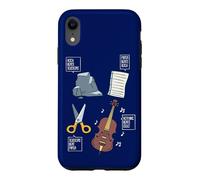 Rock Paper Scissors Nothing Beats Violoncelle Orchestre Musique Coque pour iPhone XR