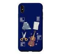 Rock Paper Scissors Nothing Beats Violoncelle Orchestre Musique Coque pour iPhone XS Max
