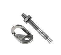 Rock Piton escalade Point d'ancrage écrou boulon plaque de suspension clou d'expansion 304 acier inoxydable spéléologie gréement M8 M10 M12(30KN-M8)