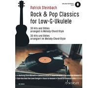 Rock & Pop Classics pour ukulélé en accord Low G – 30 titres arrangés en style mélodie-accord