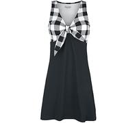 Rock Rebel by EMP Femme Robe Courte Noire en Look Rockabella M