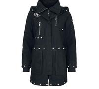 Manteau d'hiver de Rock Rebel by EMP - Manteau d'Hiver Clouté - S à XL - pour Femme - noir L