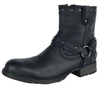 Rock Rebel by EMP Homme Bottes noires avec rivets EU45