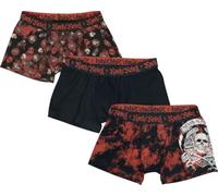 Rock Rebel by EMP Homme Boxer Noir avec Motif S
