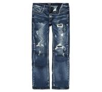 Rock Rebel by EMP Homme Jeans Bleus Bootcut avec délavage et Effets usés