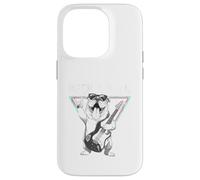 Rock & Roll Bulldog Guitare Cool Vibes Coque pour iPhone 14 Pro