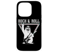 Rock & Roll Cool Seal Jeu de Guitare Amusant Coque pour iPhone 14 Pro