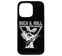 Rock & Roll Cute Angel Dog Guitare Coque pour iPhone 13 Pro