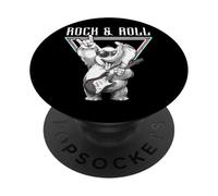 Rock & Roll Elephant Guitare Fun PopSockets PopGrip Adhésif