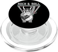 Rock & Roll Fun Bull Guitarist Icône PopSockets PopGrip pour MagSafe
