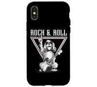 Rock & Roll Guitare Dog Music Vibes Coque pour iPhone X/XS