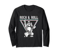 Rock & Roll Guitare Dog Music Vibes Manche Longue