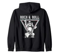 Rock & Roll Guitare Dog Music Vibes Sweat à Capuche