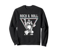 Rock & Roll Guitare Dog Music Vibes Sweatshirt