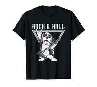 Rock & Roll Guitare pour Chien Fun Vibe T-Shirt