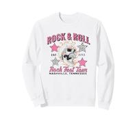 Rock & Roll Skull Stars Rock Fest Tour Vintage Sweatshirt
