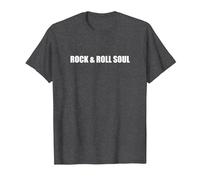 Rock & Roll Soul T-Shirt, Homme, Chiné Foncé, 6XL