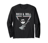 Rock & Roll Squelette Magicien Style Halloween Manche Longue