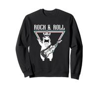 Rock & Roll Unicorn Guitare Fun Sweatshirt