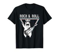 Rock & Roll Unicorn Guitare Fun T-Shirt