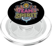 Rock & Roll Votre Style de Vie sain avec Team Spirt Lion PopSockets PopGrip pour MagSafe