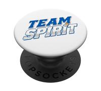 Rock & Roll Your Healthy Life Style Team Spirit Blue World PopSockets PopGrip Adhésif