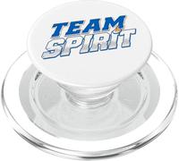 Rock & Roll Your Healthy Life Style Team Spirit Blue World PopSockets PopGrip pour MagSafe