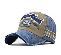 Rock Shark 1969 Casquette de baseball classique réglable snapback style vintage en coton délavé pour homme et femme