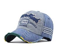 Rock Shark 1969 Casquette de baseball classique réglable snapback style vintage en coton délavé pour homme et femme