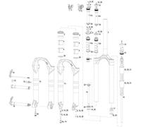 Rock Shox R5443010 Pièce de Montage d'amortisseur 80-120 mm