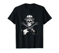 Rock Skull and Crossed Guitars T-Shirt