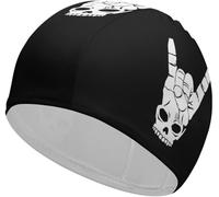 Rock Skull - Bonnets de Bain Unisexes, imperméables, Confortables, Accessoires de Sports Aquatiques