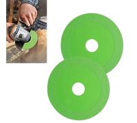 Rock Slab Grinding Disc, Indestructible Disc for Angle Grinder, Rock Plate Flat Grinding Disc Tile Ceramic, Sand Sweeping Saw Grinding Cutting Blade, Glass Cutting Disc for Angle Grinder (2pcs)