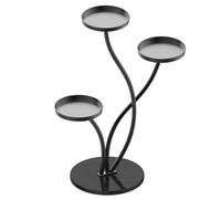 Rock Slab Iron Balcony Succulent Green Ivy Flower Pot Rack Floor Standing Flower Rack Storage Rack Flower Rack(D)