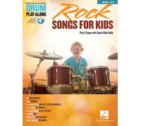 Rock Songs For Kids Drum Play-Along Volume 41 Book/Online Audio