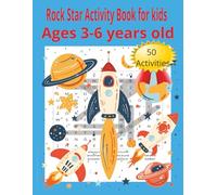 Rock Star Activity Book for kids ages 3-6 years old: Tiny Tots Activity Book for kids ages 3-6 years