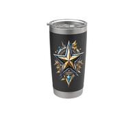 Rock Star Divine Diamond Gold Édition limitée Gobelet isotherme en acier inoxydable double paroi